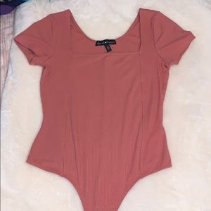 Peach bodysuit